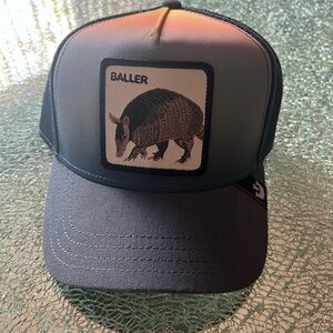 Rare Goorin Bros snapback hat - “Baller” Armadillo.  NWOT